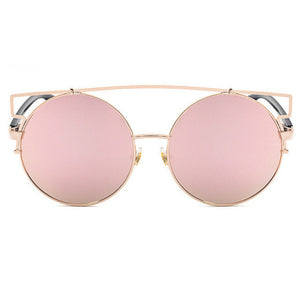 ROYAL GIRL NEWEST Women Double Wire Oversized Sun glasses Big Round Bohemian Vintage Sunglasses ss180