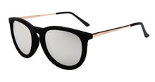 ROYAL GIRL New Round Sunglasses Women Velvet sunglasses Men Women Vintage Keyhole Glasses Oculos De Sol Retro Sun glass SS067