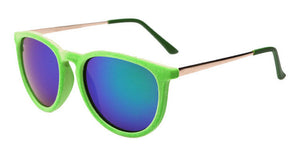ROYAL GIRL New Round Sunglasses Women Velvet sunglasses Men Women Vintage Keyhole Glasses Oculos De Sol Retro Sun glass SS067