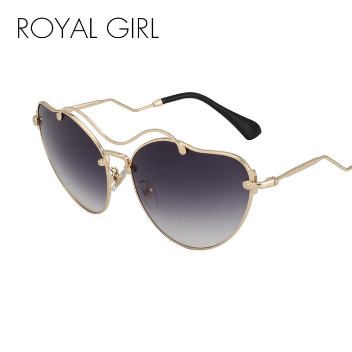 ROYAL GIRL 2017 New Arrival Brand Designer Mirror Sunglasses Women UV400 Lady Sun Glasses Female SS011